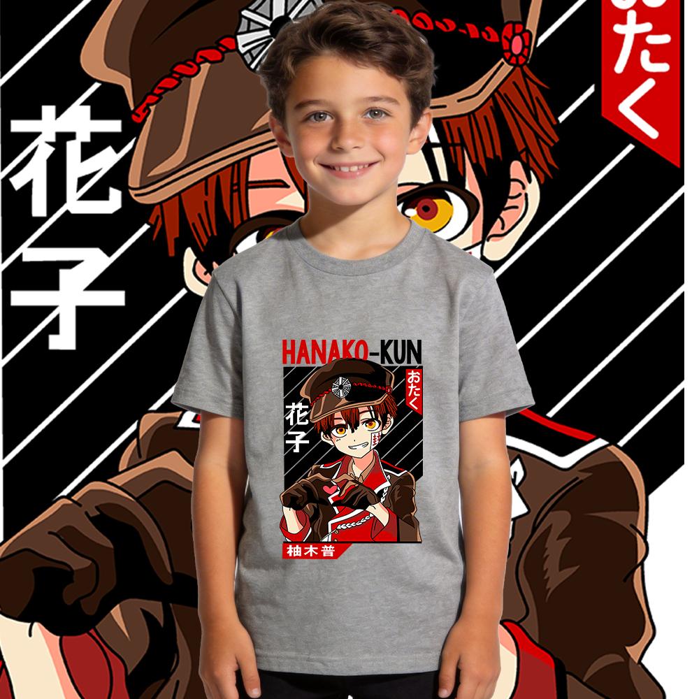 Toilet Bound Hanako Kun Anime Print Soft Cotton Casual Kids T Shirt Boys and Girls Short Sleeve Summer Top