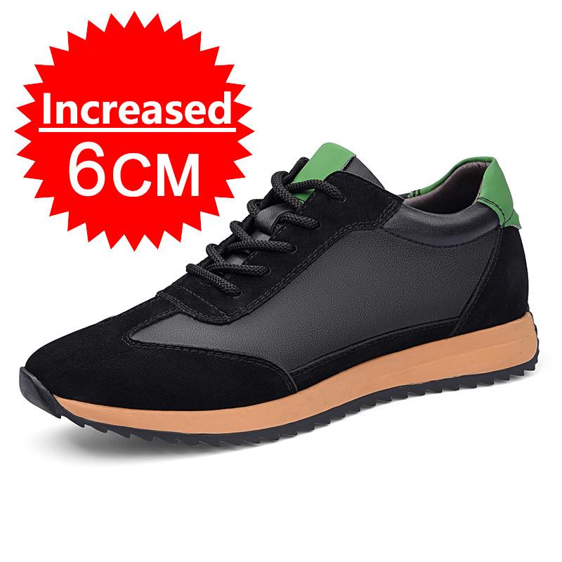 Fashion Men Elevator Shoes Heightening Sneakers for Men's 4cm 6cm Breathable Height Increased Shoes for Man Sports Shoes Plus Size 36-47