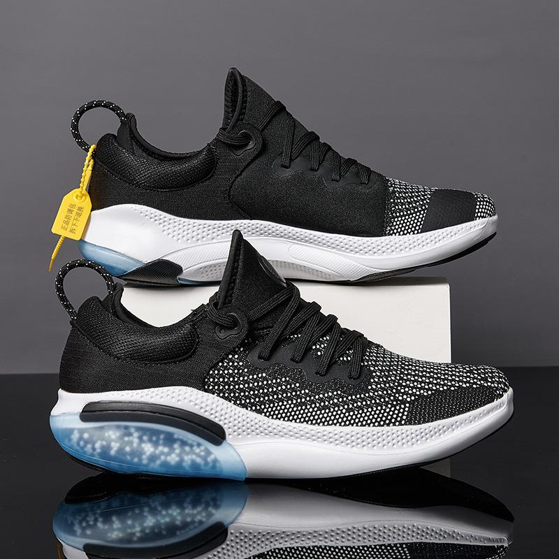 

2024 autumn new comfortable sports style couple shoes casual shock absorption light breathable popcorn trend running shoes 46