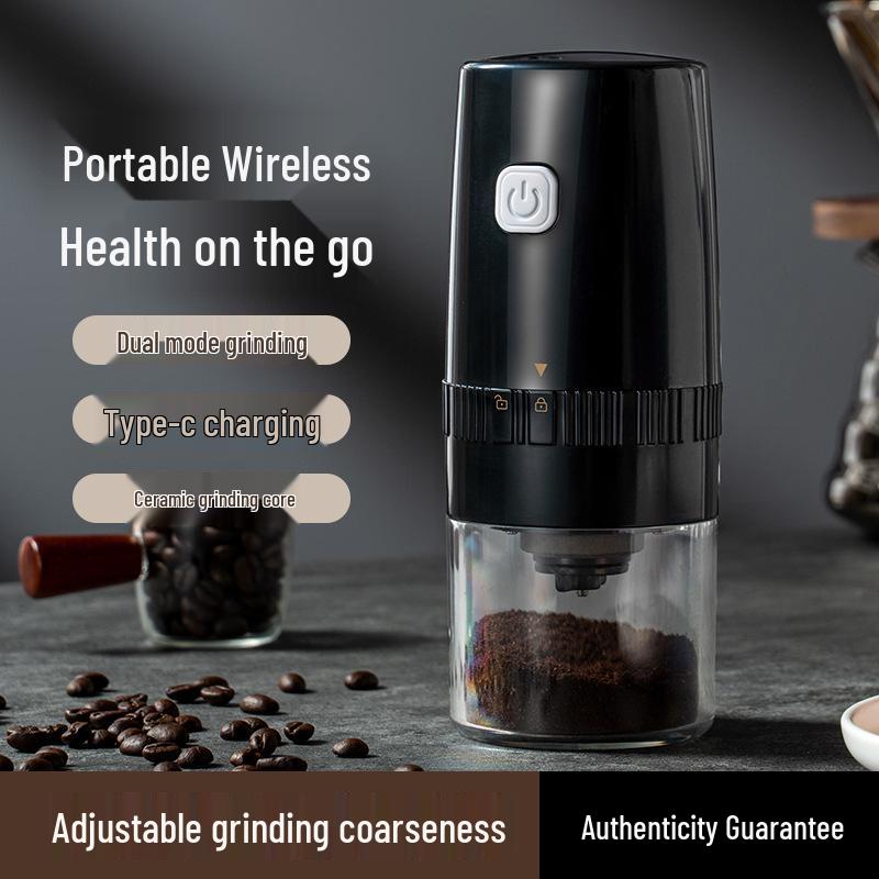 Fully Automatic Portable Electric Coffee and Grain Grinder