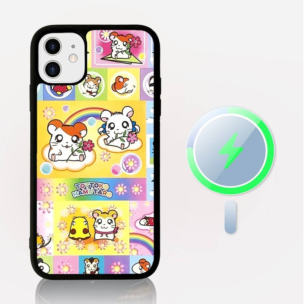 

Hamtaro Cute Hamster Kawaii Lovely For Phone Case For IPhone 13 14 15 11 12 16 17 Pro Max Plus For Magnetic Shell iPhone 11