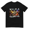 Tricou Retro WTF Ce Este Un Kilometru Amuzant Patriotic American Libertate