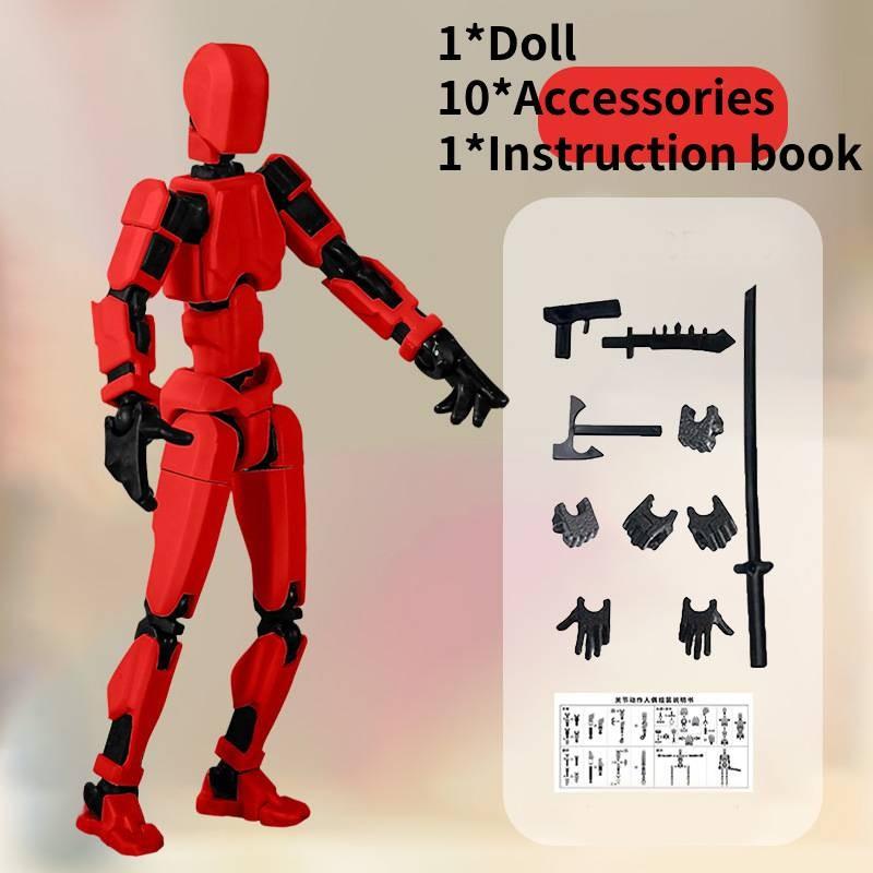 Versatile Jointed Figurine Stress Relief Toy Perfect For Creative Diy Enthusiasts