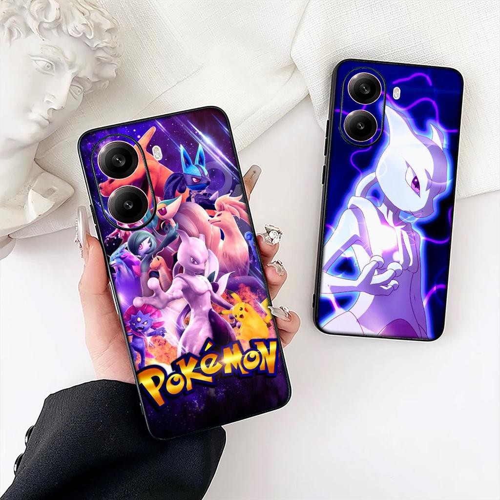P-Pikachus Mewtwo Mew P-Pokemons Phone Cover for Motorola Moto G86 G14 G35 G34 G45 G55 G67 G75 G85 G24 G15 G54 G57 Power Case