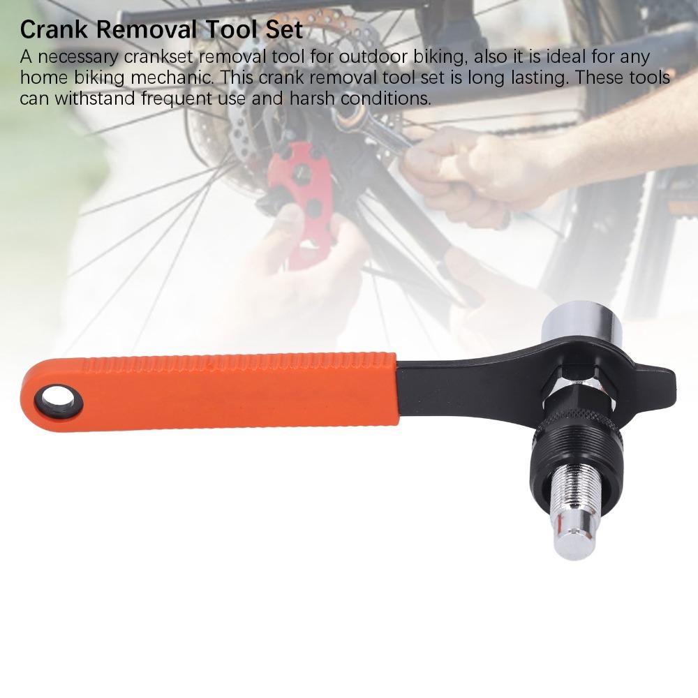 with 18mm Spanner Wrench Cycling Crank Extractor Bicycle Repair Tool Kit  for Bike Repair