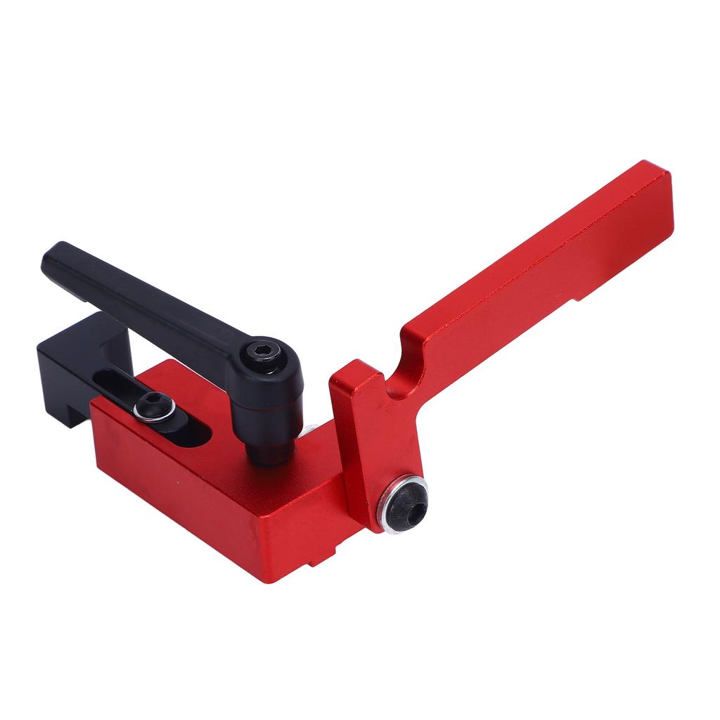 Anschlag für Zaun F75 T-Nut Verstellbar Aluminiumlegierung für Gehrungsschienensystem Holzbearbeitung