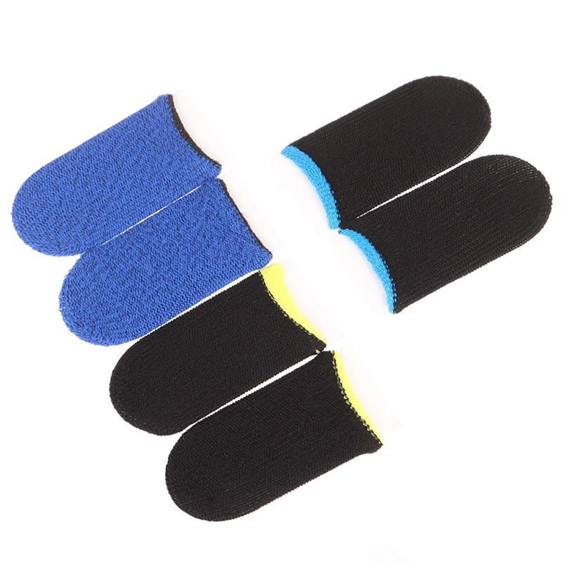 1 Pair  Mobile Game Sweat-Proof Fingers Gloves Touch Screen Thumbs Finger Sleeve