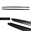 Compatible BMW New 5 Series Front & Rear Lip Kit (525/530Li) - Black Warrior MP Modification Kit.