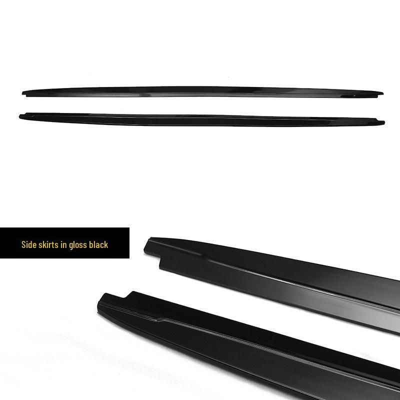 Compatible BMW New 5 Series Front & Rear Lip Kit (525/530Li) - Black Warrior MP Modification Kit.
