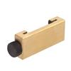 Steel Ruler Positioning Tool Woodworking Brass Locator Steel Ruler Fixed Block for Measurement and Marking