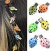 Yousheng 10Pcs Women Hair Clips Anti-slip Teeth Ladybug Decor Hairpins Bangs Buns Braids Multi-Purpose Styling Hair Pins