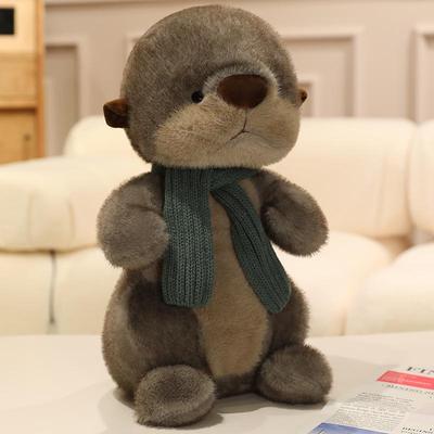 Peluche di Lontra Super Morbido e Carino, Animale di Peluche, Regalo di Compleanno per Ragazze, Cuscino Amico, Giocattolo Coccole Lenitivo