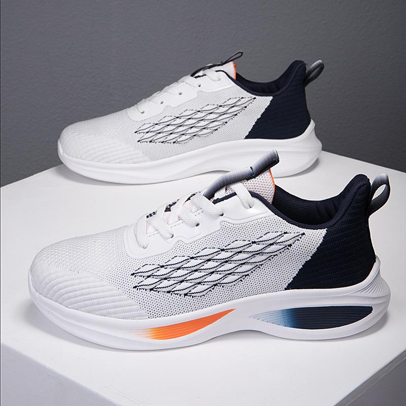 

Кроссовки мужская обувь новая весна и лето дышащие мягкая подошва беговые кроссовки мужские легкие амортизирующие универсальные повседневные кроссовки 45