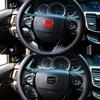 Honda Car Steering Wheel Logo Emblem H Badge Sticker for Honda Civic Accord CR-V Fit HRV Odyssey Vezel Auto Interior Accessories ZU5