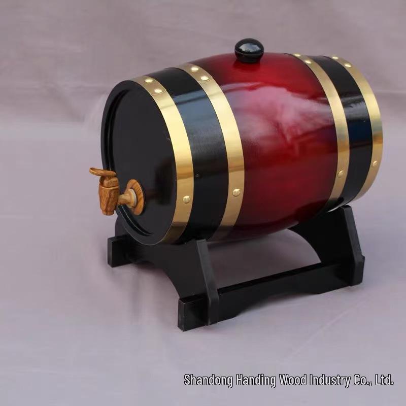 Wooden Wine Barrel - Red & White Wine Storage for Home, Small 1.5L-5L Capacity