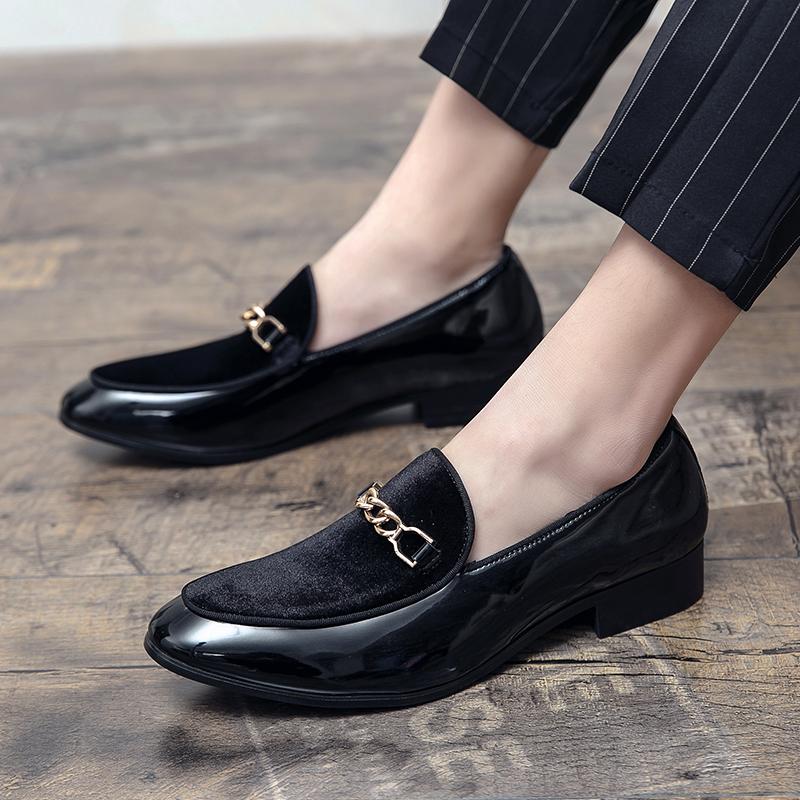 Comfortable Leather Suede Lazy Shoes Men Elegant Italian Party Shoes 2024 Hot Sale Classic Lofer Shoes Man  Fashion Club Shoes