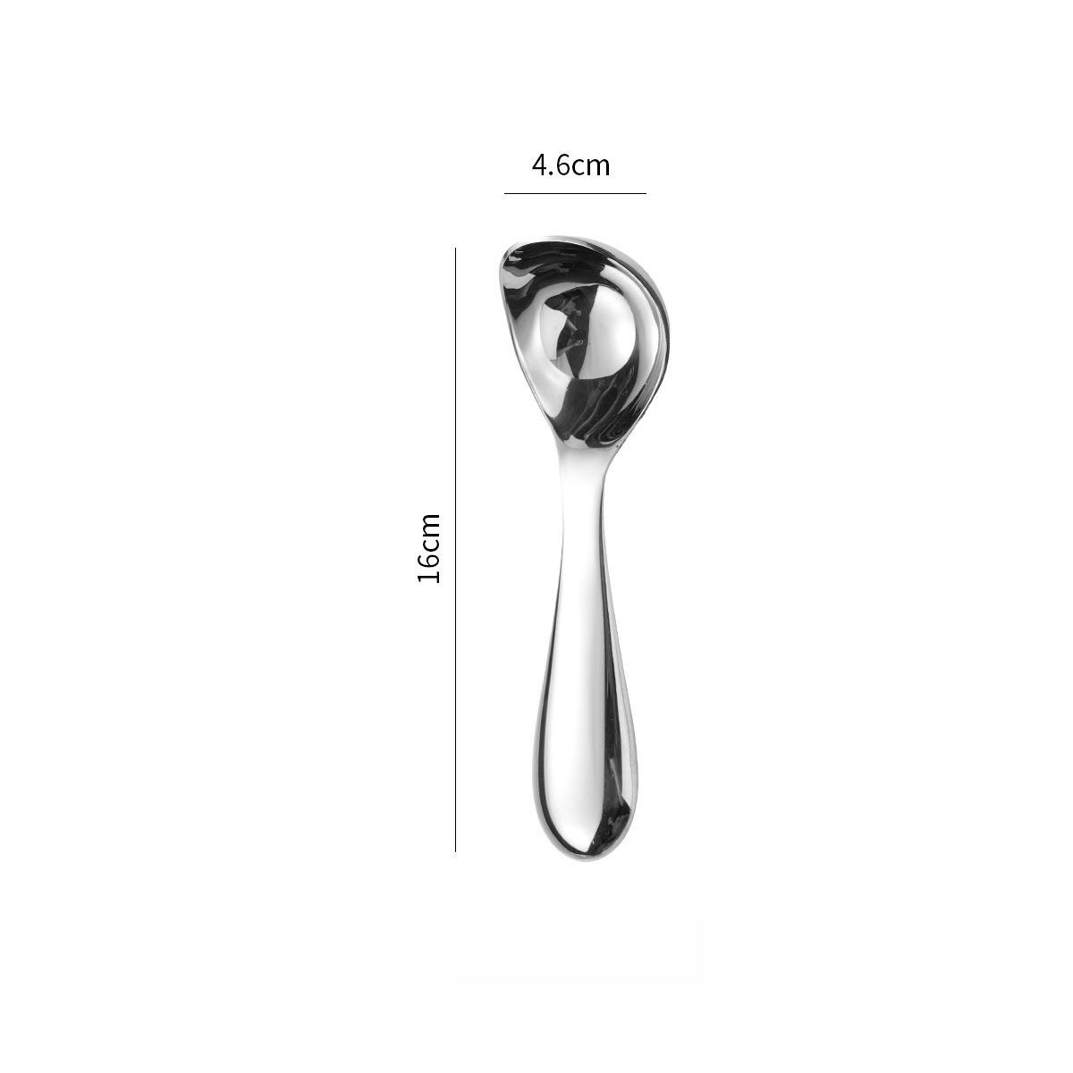 1PC Ice Cream Scoop with Standing Hollow Handle Ice Cream Dessert Sugar Spoon Tableware Household Kitchen Goods