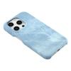 For iPhone 13 Pro Max Magnetic Case Denim Cloth Texture Leather + PC Shockproof Phone Cover