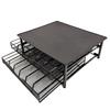 2026 Double Tiers Metal Coffee Storage Cabinet for Beverage Storage and Organization