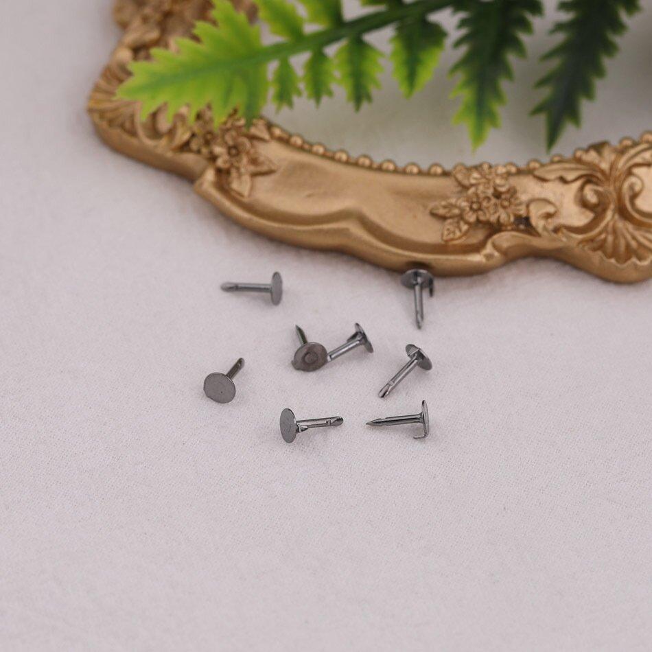 

100-500Pcs Metal Locking Pin Back Brooch Badge Holder Lapel Base For DIY Jewellery Material Hand Making Supply Craft Accessories 100PCS