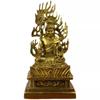 Feng Shui Lucky Copper Fudomyo Dzong Buddha Statue Home Living Decoration
