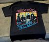 Vtg GIRLSCHOOL Band Screaming Blue Murder Cotton Black All Size T Shirt UR306 Unisex T-Shirt