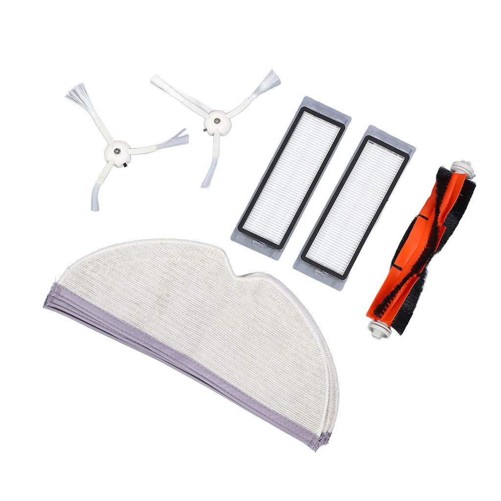 Robot Vacuum Cleaner Accessory Replacement Kit with Filters Side Brushes Mop Cloths Main Brush for