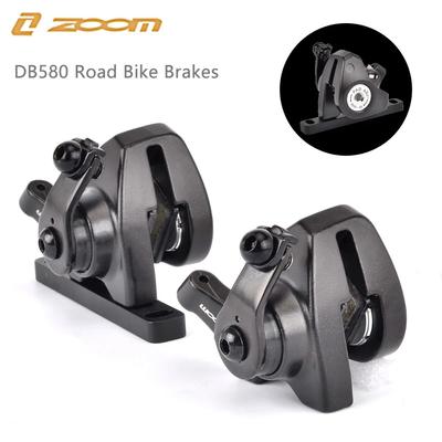 ZOOM DB580 rower szosowy zacisk hamulcowy mechaniczny zestaw hamulców tarczowych do roweru wyścigowego popycha zacisk tłokowy linii ciągnącej do wirnika