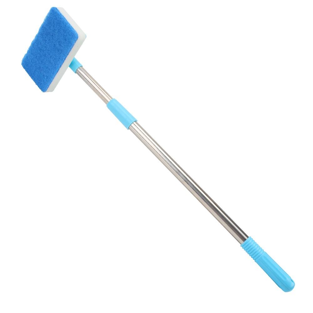 180° Adjustable Tank Sponge Cleaning Brush Double-Sided Algae Scraping Brush Aquarium Clean Brush