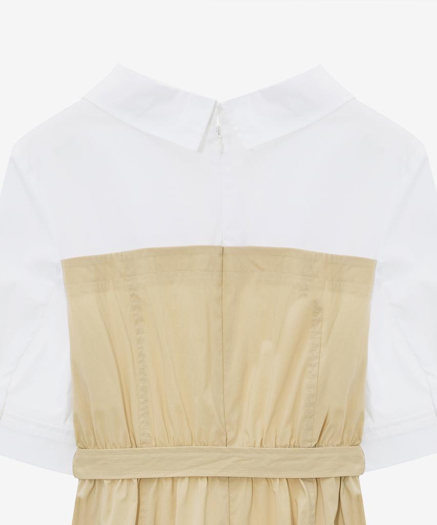 Mind Bridge Woman [W] Shirt Layered Belted Dress