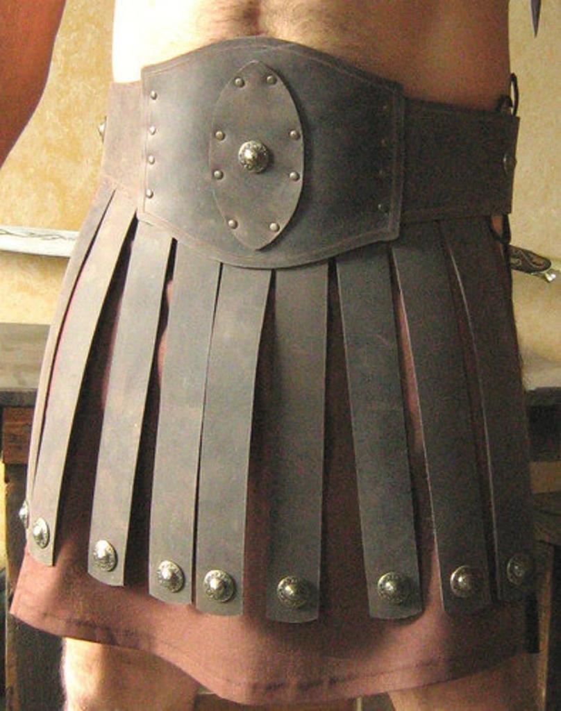 2023 Retro Europäisch-Amerikanischer Krieger Leder Rüstung Rock COSPLAY