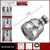 Universal Rotating Kitchen Faucet Extender with Anti-Splash Stainless Steel Nozzle and Multi-Level Pressurized Shower Head Filter