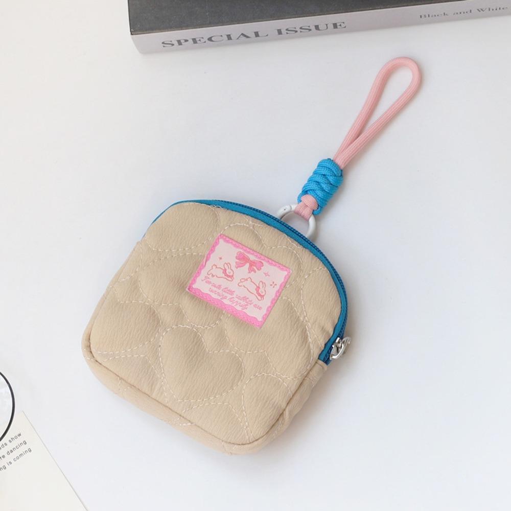 Small Wallet Fresh Rabbit  Coin Purse Love Cosmetic Bag Sweet Small Wrist Bag  Decoration