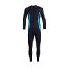 3mm Front-Zip Wetsuit Diving Surfing Swimming Snorkeling Warmth UV Protection Unisex Adult