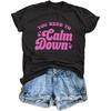 Jinluth Women's You Need To Calm Down Shirts Country Concert Tops Country Music Shirt Music Lovers Tees LGBTQ Pride Gift Tops
