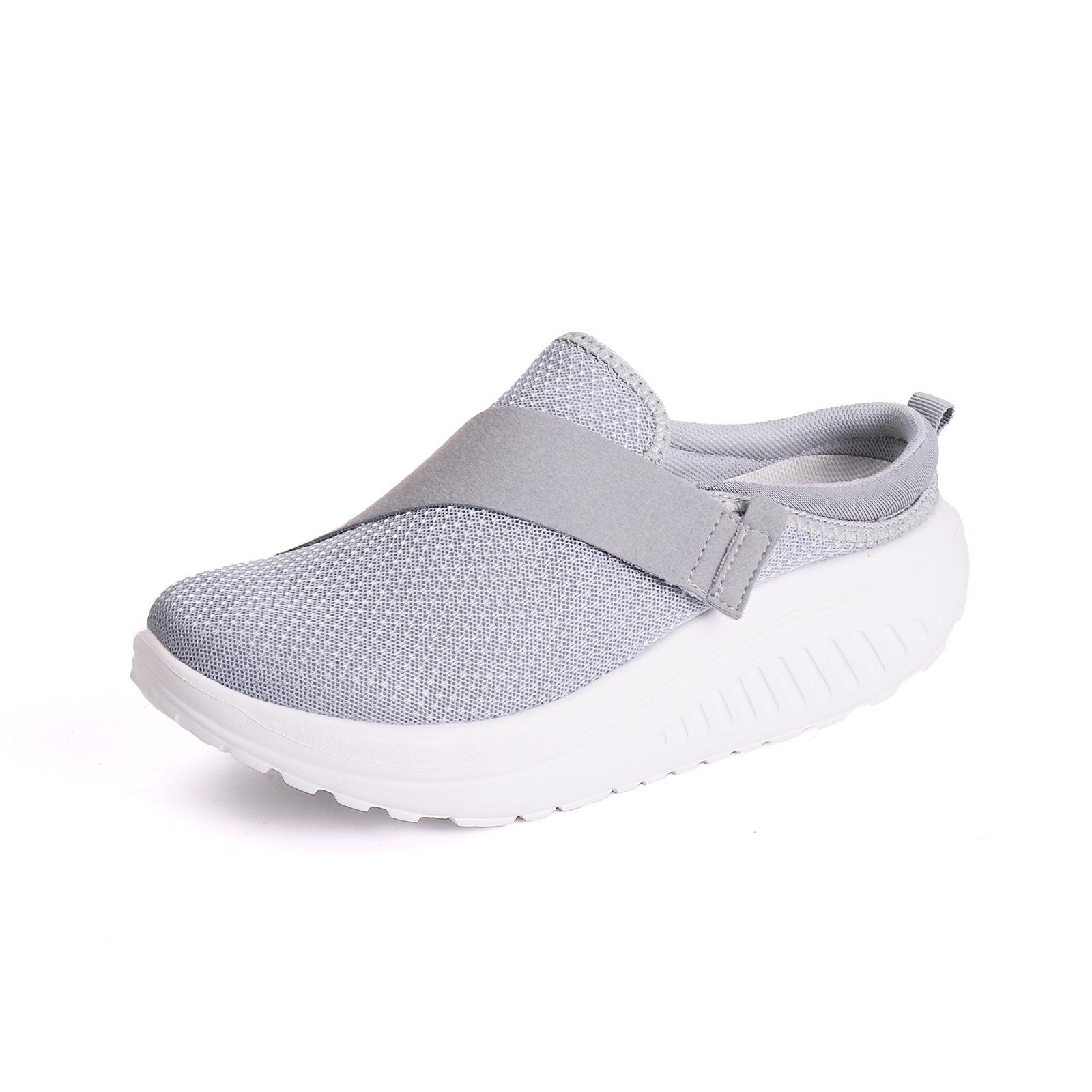 

Fashion breathable half-drag lazy ultra-light casual shoes sports non-slip large size thick bottom 42