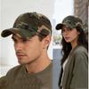 Camouflage Printed Army Green Anti-Uv Fishing Hat Sports Golf Baseball Cap Sunhat Jungle Hiking Running Cap Sunshade Hat Visors
