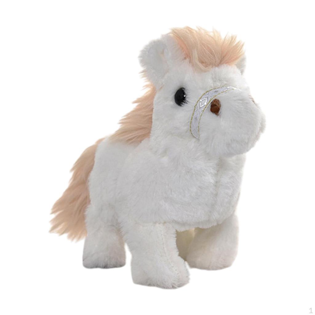 Electric Horse Toy for Kids, Plush Stuffed Animal Doll Room Decor And Gifts