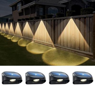 KAWELL Solar Lights, Outdoor Garden Sensor Fence Lights, Porch Lights, Light Sensor, 10 Light Modes, 8 Colors, Automatic On/Off, Waterproof, IP54, Nam
