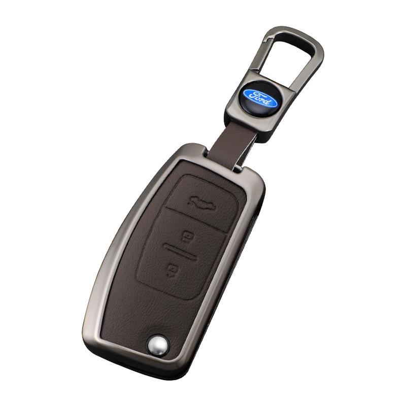 Kryt na klíč Ford Focus & Fiesta - Pravá hovězí kůže (Kompatibilní s modely 09/11/12 & 16/18)