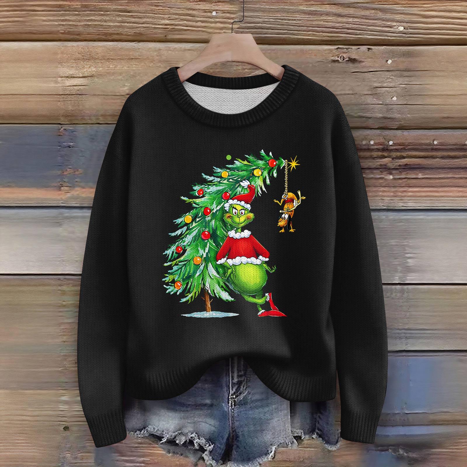 

Женский модный повседневный пуловер с длинным рукавом и вырезом горловины XXL