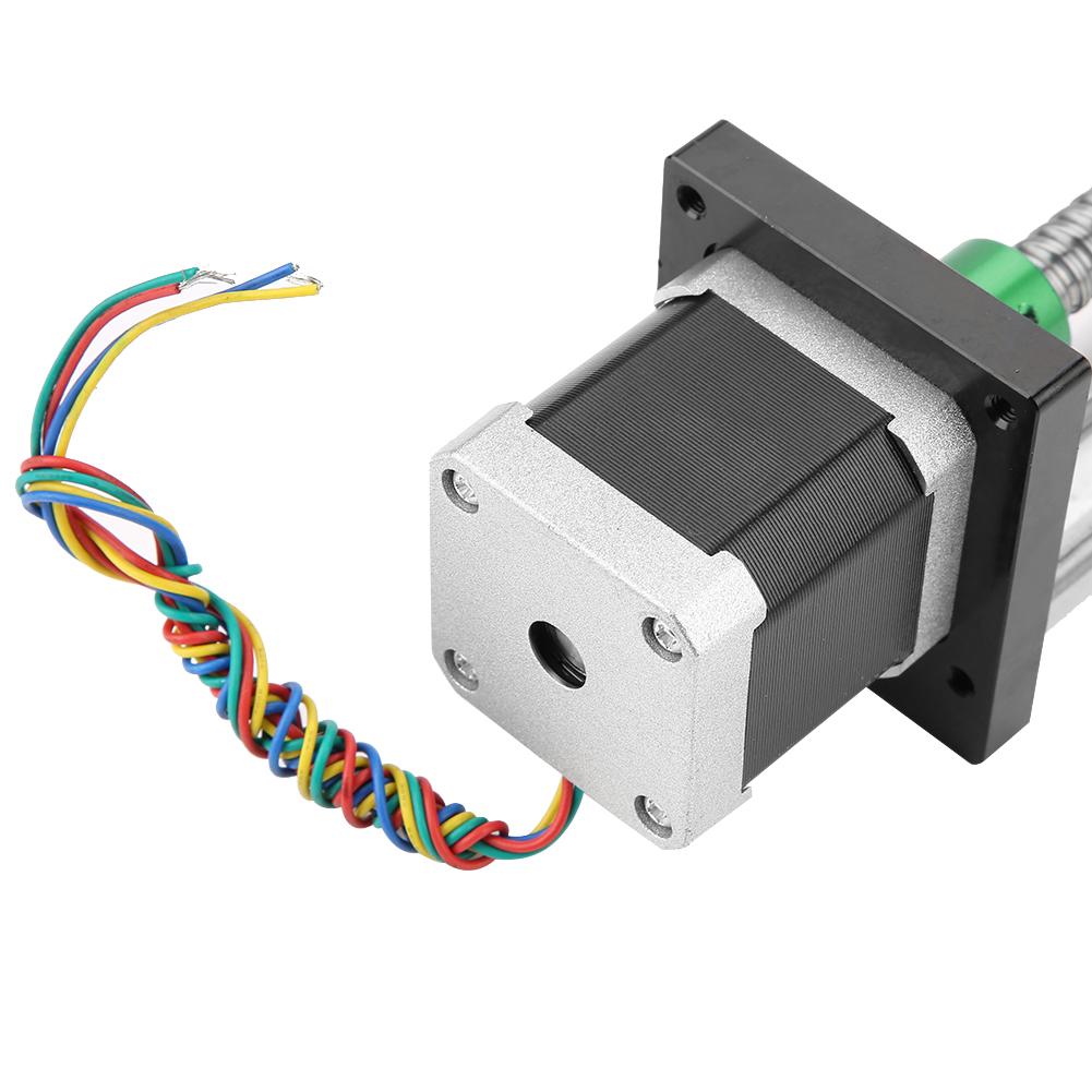 Linear   beam table, aluminum 1204   screw linear grinding   screw rail 500 mm with 42 mm stepper motor for automation and   measuri
