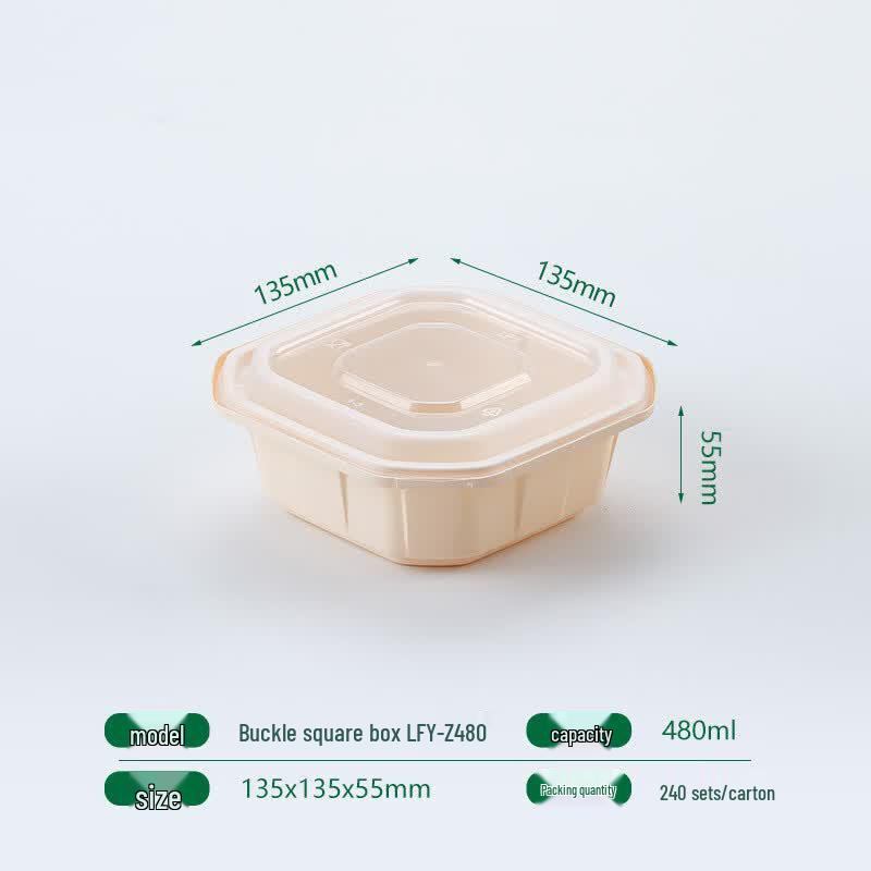 Premium Lockable Disposable PP Food Containers