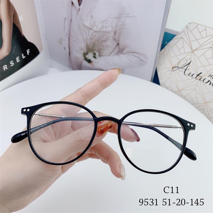 TR90 Ultra Light Anti Blue Glasses Round Frame Unisex Computer Reading Glasses High Quality Optical Lenses Fashion Eyewear