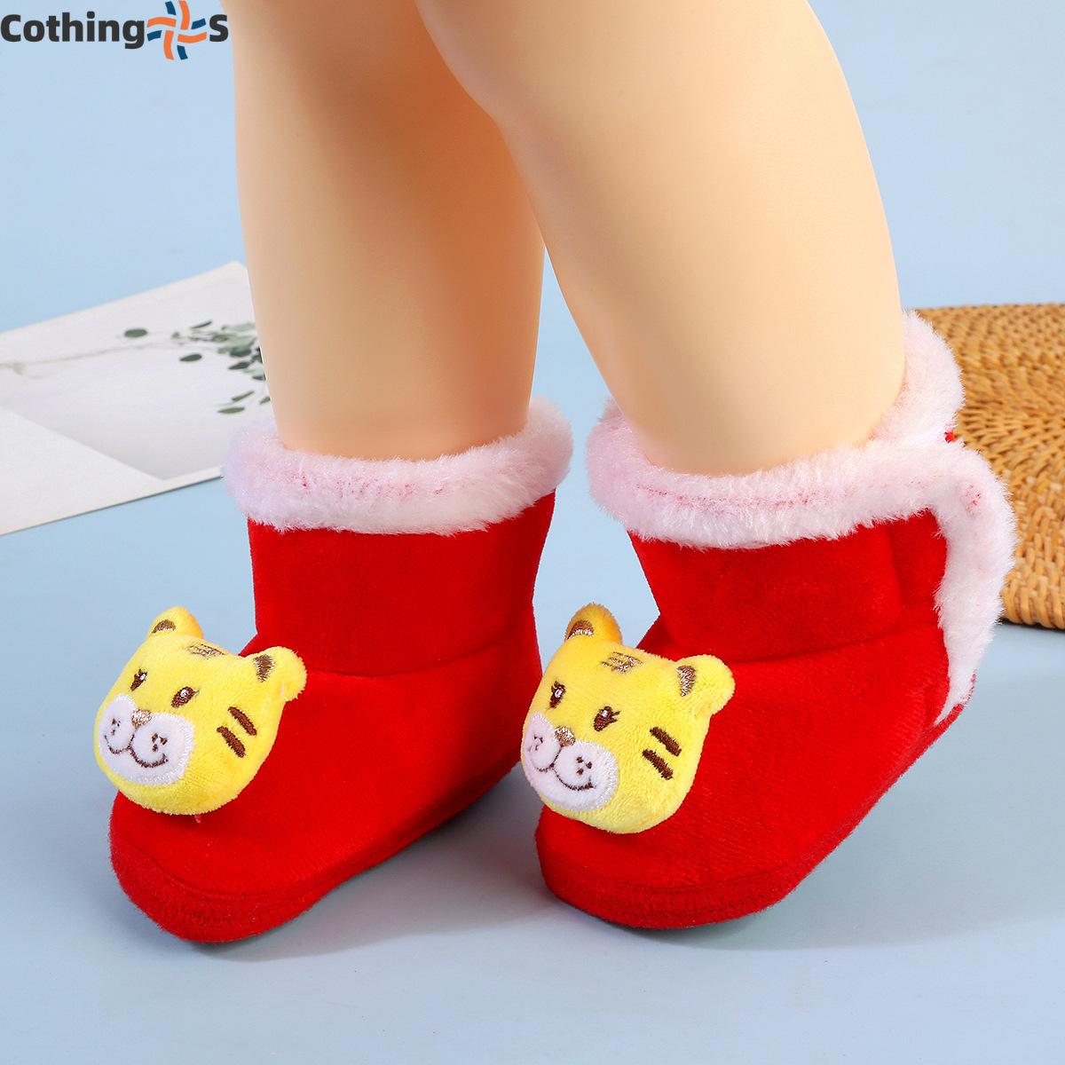 Детская обувь зимняя теплая на липучках для детей лет зимняя мягкая обувь для ходьбы — фото 9