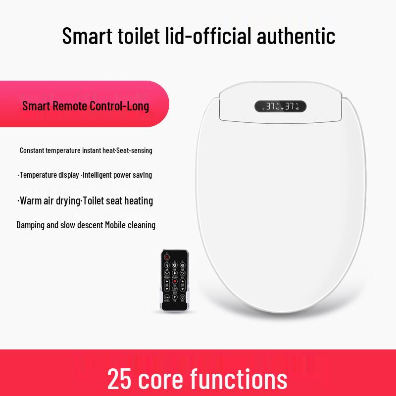 

Універсальна розумна кришка для унітазу: Автоматичне, Миттєве Електричне Нагрівання та Сушіння (Тайвань/Стандарт США 110 В)