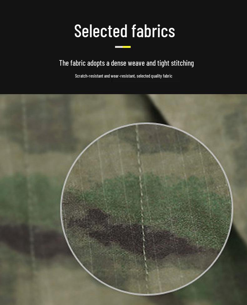 Tactical Python Pattern Camouflage Training Suit - Slim Fit, Wear-Resistant Outdoor Uniform