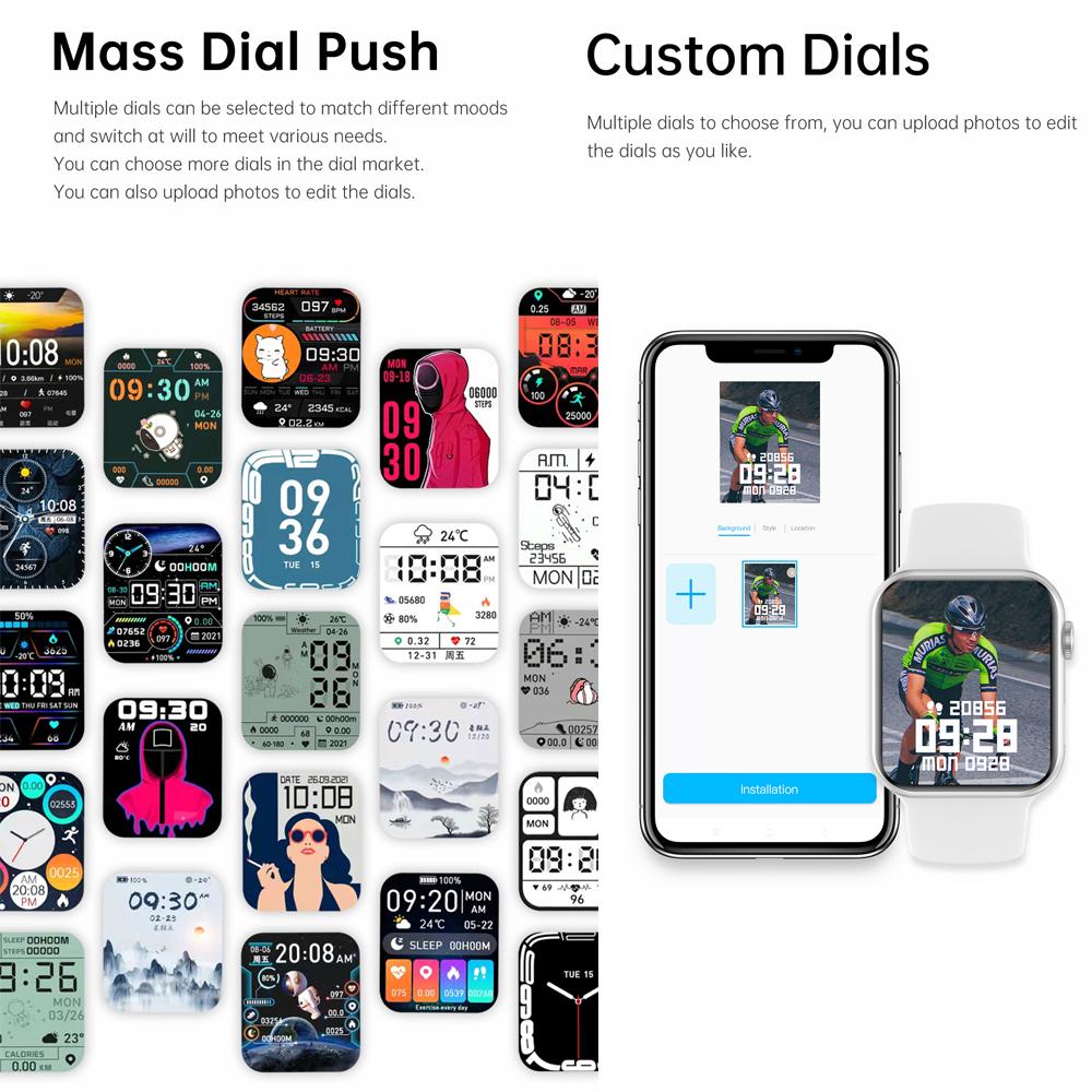 S7 Pro Original S7 Max Smartwatch Bt Anruf Kabelloses Laden Nfc Armbanduhr Damen Herren Smartwatch Pk Iwo 14 W27 Dt7 Iwo8 Serie 7