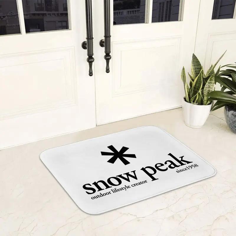 VIKAMA Luxury Snow Peak Doormat, Non-Slip Entryway Rug, Soft Carpet For Kitchen, Bedroom, And Home Flooring