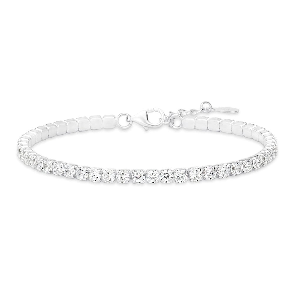 Silver925 Pure Tennis Bracelet L